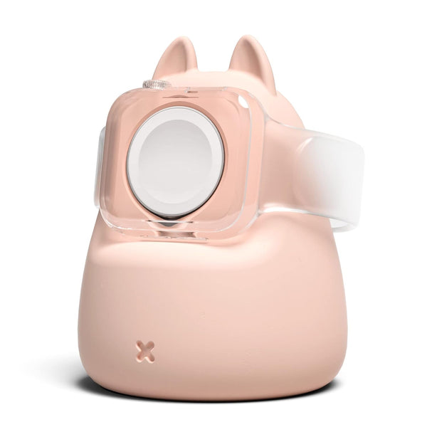 ELETIUO Charging&Display Stand Compatible with Apple Watch Series 49/46/45/44/42/41/40/38mm iWatch Ultra2/Ultra/10/9/8/SE2/7/6/SE/5/4/3/2/1,Cute Silicone Charging