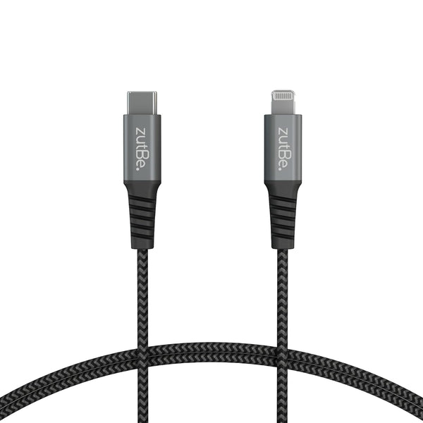 Shield 2 USB-C to Lightning Cable Braided with Kevlar, for iPhone 14, 13, 12, 11 Pro/Pro Max, X, iPad, AirPods, iPod