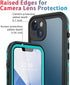 Waterproof Shockproof Case for iPhone 13, Full-Body Sturdy Cover with Camera Lens Protector and Built-in Screen