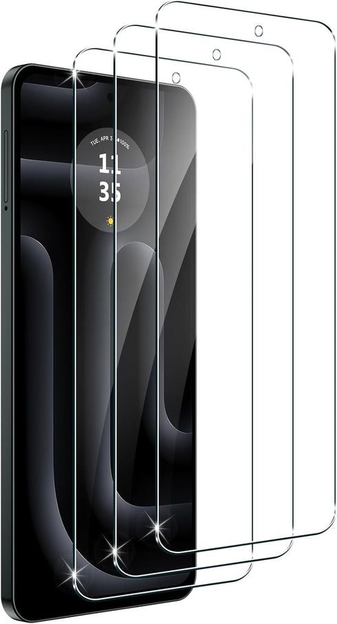 Moto G Power 5G 2024 Screen Protector 3 Pack - Bubble Free, Shock Resistant, Sensitive Touch, Accurate Hole Positioning.