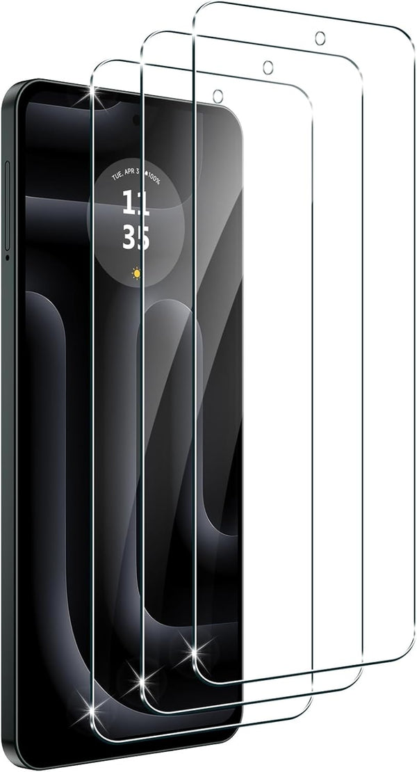 Moto G Power 5G 2024 Screen Protector 3 Pack - Bubble Free, Shock Resistant, Sensitive Touch, Accurate Hole Positioning.