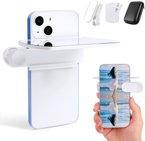 Generic Smartphone Camera Mirror Reflection Clip Kit,Clip Reflection Mirror for Phone Back Camera-Capture