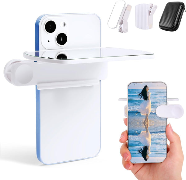 Generic Smartphone Camera Mirror Reflection Clip Kit,Clip Reflection Mirror for Phone Back Camera-Capture