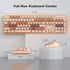 MOFII Wireless Computer Keyboard and Mouse Combo - Typewriter Full Size Keyboard with Number Pad and USB Mouse