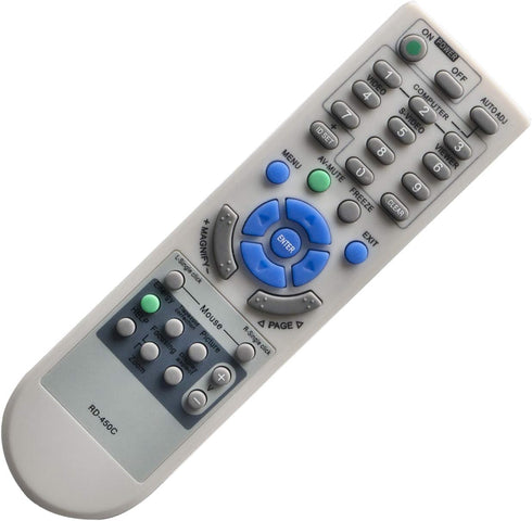 RD-450C Remote Control for NEC Projector NP100, NP110, NP115, NP1200, NP210, NP300, NP310, RMT-PJ31