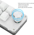 Dioche USB Mini 6Key Keypad Mechanical Gaming Keyboard, Portable One Handed Shortcut Programmable Keyboard for PC