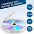 KLIM Discman MP3, 5 Portable Player with Headphones, Built-in Battery - New - Compact CD Player for Home and Car