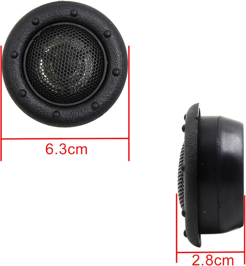 uxcell 2 Pcs 2.5 Inch Micro Dome Car Audio Tweeters Speakers, 150W, 91db