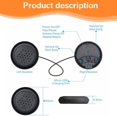 Kids Headphones Wireless, Over The Ear Headband Earphones for Children, Soft Fleece Headband for Comfort