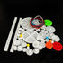 URIMPAVIDO 51PCS Plastic Gear Kit Single Gear Crown Gear Belt Pulley for RC Car Truck Robot Helicopter DIY Model Toy