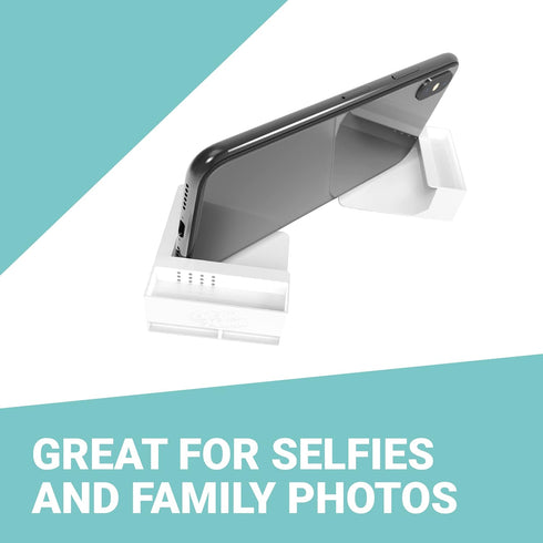 Cell Gel Wall Mount Phone Holder, Reusable Universal Phone Mount for Walls, Showers, Airplane Seats, Tile, Concrete,