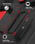 Crystal Clear Case for iPhone 11, Black/Red, with Multicolor Protective Shockproof Bumpers, Anti Scratch Transparent