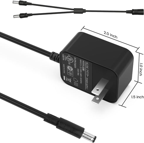5V Charger for Dogtra Remote Training Collar, Compatible with Dogtra 200C 202C 280C 282C YS300 YS600 iQ Series, Black