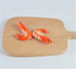 6 Pcs Artificial Cooked Shrimp Simulated Red Shrimp Fake Food Model Fake Seafood Decor for Kitchen Cabinet Sushi