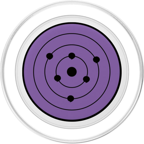 Anime Style Japanese Manga Comic Pattern PopSockets PopGrip for MagSafe, Black Purple Design