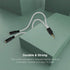 DUKABEL Knitted 3.5mm Audio Splitter, TRS 3-Pole Aux Splitter Cable for Headphones