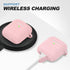for AirPods Case Cover, Soft Silicone Protective Cover with Cleaner Kit, Compatible with Apple AirPods 2nd 1st