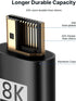 8K 2.1 2 Pack 10ft, 48Gbps (4K@144Hz, 4K@120Hz, 8K@60Hz) 2.2&2.3 10 2/PS5/Laptop/Monitor/HDTV/-Black JSAUX HDMI Cable