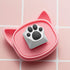ZOMOPLUS Cute Cat Paw Keycap, Squishy Custom Keycap for Mechanical Keyboard, Suitable for Cherry MX/Gateron (White Grey)