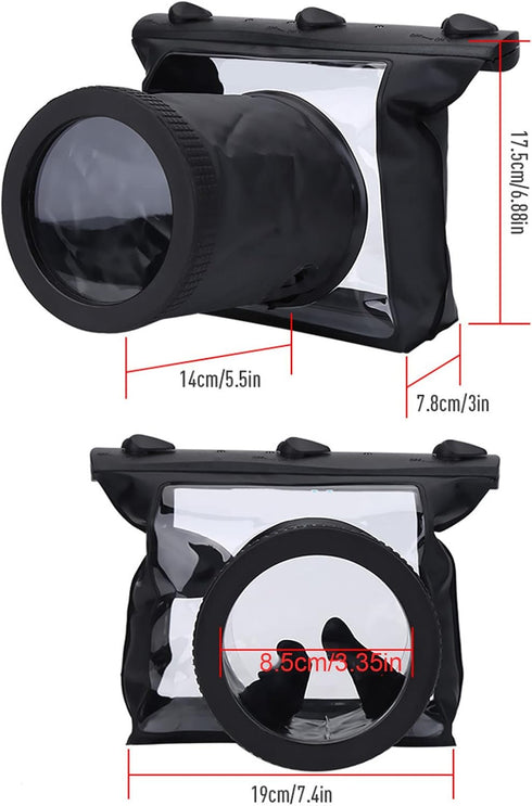 Underwater Photography Housings Waterproof HD Housing Case for Canon Camera, Dry Bag Case for Canon