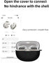 TSVSXS Silicone Case for Bose Ultra Open Earbuds, Soft Protective Cover with Cleaning Kit Keychain