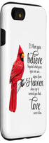 iPhone SE (2020) / 7 / 8 Cardinal Red Bird Sign from Heaven Angel Case