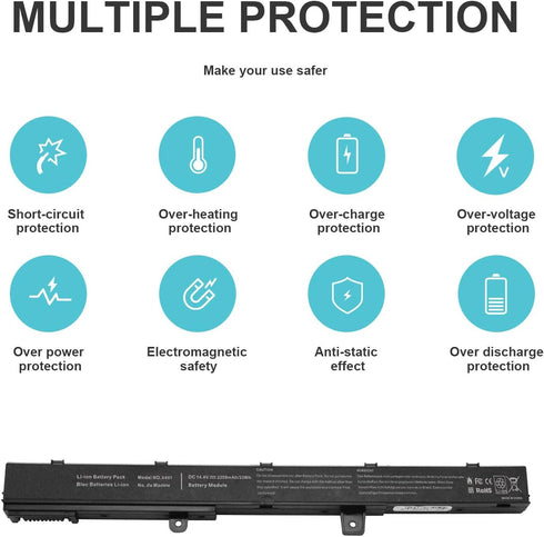 Fancy Buying Laptop Battery for Asus X551M Series A41 D550, High Performance Battery