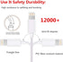 sharllen 5 Pack iPhone Charger Cable 6FT USB Fast Charging Syncing Cords for iPhone 14/13/12/11/XS/Max/XR/X