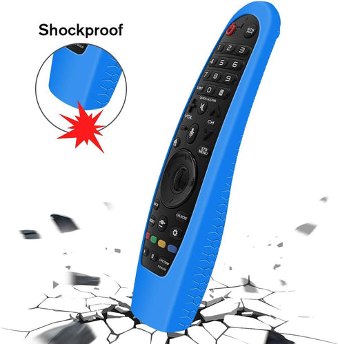 Silicone Protective Case for LG Magic Remote - Anti-Lost, Anti-Slip Cover Skin Holder Sleeve (Blue)