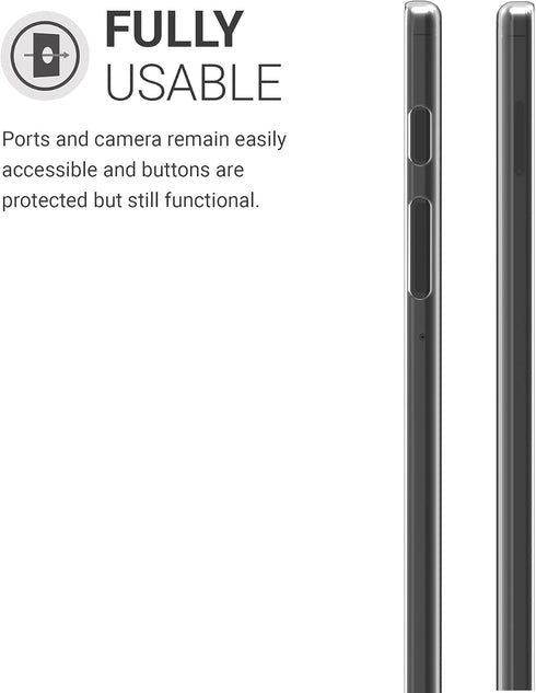kwmobile Case for Samsung Galaxy Tab A7 Lite 8.7 (2021), Soft TPU Back Protector Cover, Transparent