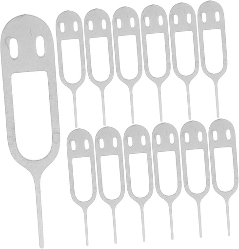 OSALADI 50pcs Sim Card Remover Tool Long Stainless Steel Pin Phone Sim
