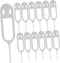 OSALADI 50pcs Sim Card Remover Tool Long Stainless Steel Pin Phone Sim