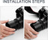72mm Tele Metal Screw-in Lens Hood Sunshade - Centre Pinch Lens Cap for Canon Nikon Sony Pentax Olympus Fuji + Cloth