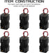 WMYCONGCONG 6 PCS 4 x 1.5V AA Battery Holder Case Box with Black Red Wire Leads