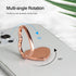 2 Packs Love Heart Shaped Cell Phone Ring Holder Stand, 360 Degree Rotation Finger Ring Kickstand (Rose Gold)