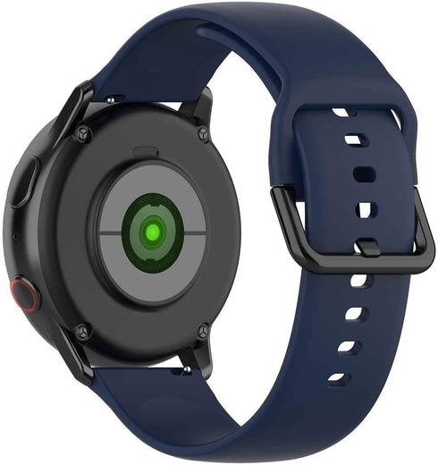 KOMI Compatible Galaxy Watch Band for Active 2, 20mm Soft Silicone Replacement Strap for 44mm 40mm