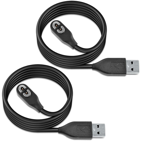 2-Pack Magnetic USB Charging Cable for Shokz Aeropex, OpenRun, OpenRun Pro, OpenRun Mini & OpenComm 2/UC - 3.3ft