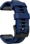 OVERSTEP Soft Silicone Replacement Bands for Fenix 7X, 26mm Width Strap for Fenix 7X Pro/6X/5X/3 Smartwatch