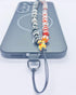 Generic 26 Hand-Woven Agate Bead Lanyard, Natural Agate Beads with Auspicious Carved Patterns, Multi-Use Lanyard