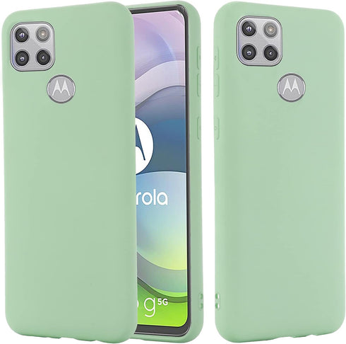 Motorola One 5G Ace Case, Liquid Silicone Gel Rubber Shockproof Slim Phone Case Bumper Cover for Women Men