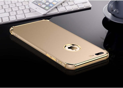 Compatible iPhone 8 Plus Case, Ultra Slim Flexible Matte Cover (Gold)