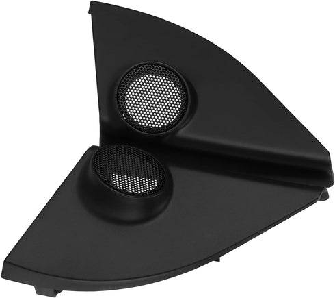 Qiilu Front Door Pillar Tweeter Cover, 2pcs Car Tweeter Speaker Cover Trim for RAV4 2014-2019
