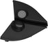 Qiilu Front Door Pillar Tweeter Cover, 2pcs Car Tweeter Speaker Cover Trim for RAV4 2014-2019
