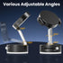 TREEFIA 360 Upgraded Adjustable Vacuum Magnetic Phone Holder, Vacuum Suction Magnetic Phone Mount with Clamp Foldable