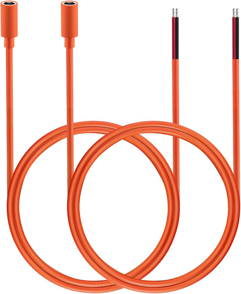 Tonton DC7909 8mm Power Pigtails Cable 3.3FT, 12V Female Plug to Bare Wire for Jackery Bluetti Power Bank