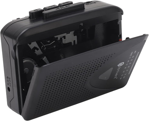 Locadence Portable Cassette Player, FM AM Radio Stereo Cassette MP3 Tape Player with