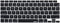 XSKN Silicone Keyboard Cover Skin K-351DU for 2020 MacBook Air 13.3" A2179 A2337 M1 Chip (US Spanish Black)