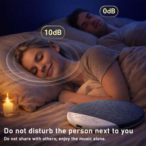 Scabre S1 2026 1PCS) Under Pillow Speaker, Ultra Thin Bluetooth Pillow Speaker for Sleeping, Wireless Hi-Fi Pillow
