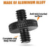 1/4" Male to 1/4" Male Tripod Screw, 4 PCS Standard Camera Cage Mount Threaded Light Stand Screw for Accessories