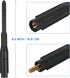 BASIKER 4xe 2007-2025 2026, Antenna for Jeep Wrangler Sport Rubicon JL Willys Mojave JK JT Gladiator Short Jeep